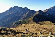 15 Sguardo indietro al percorso di salita dal Passo della Marogella..